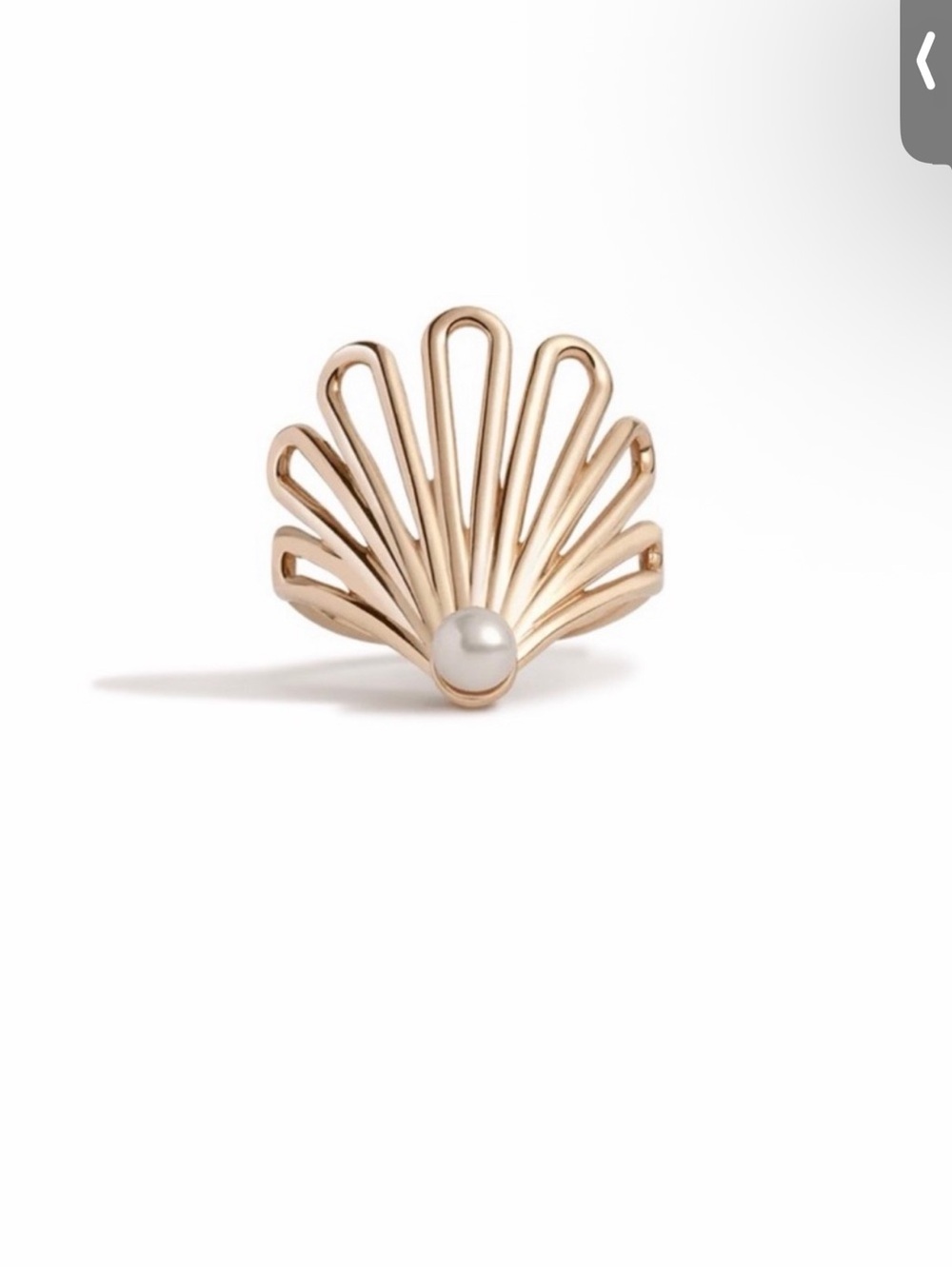 Deco Fan Pearl Ring
VERMEIL / YELLOW / 7